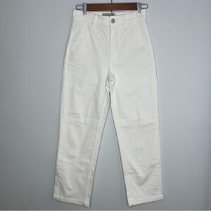 Everlane white denim jeans size 0